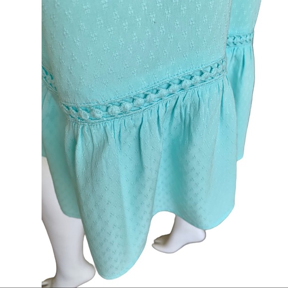 CROWN & IVY TURQUOISE MIDI DRESS - Picture 7 of 9